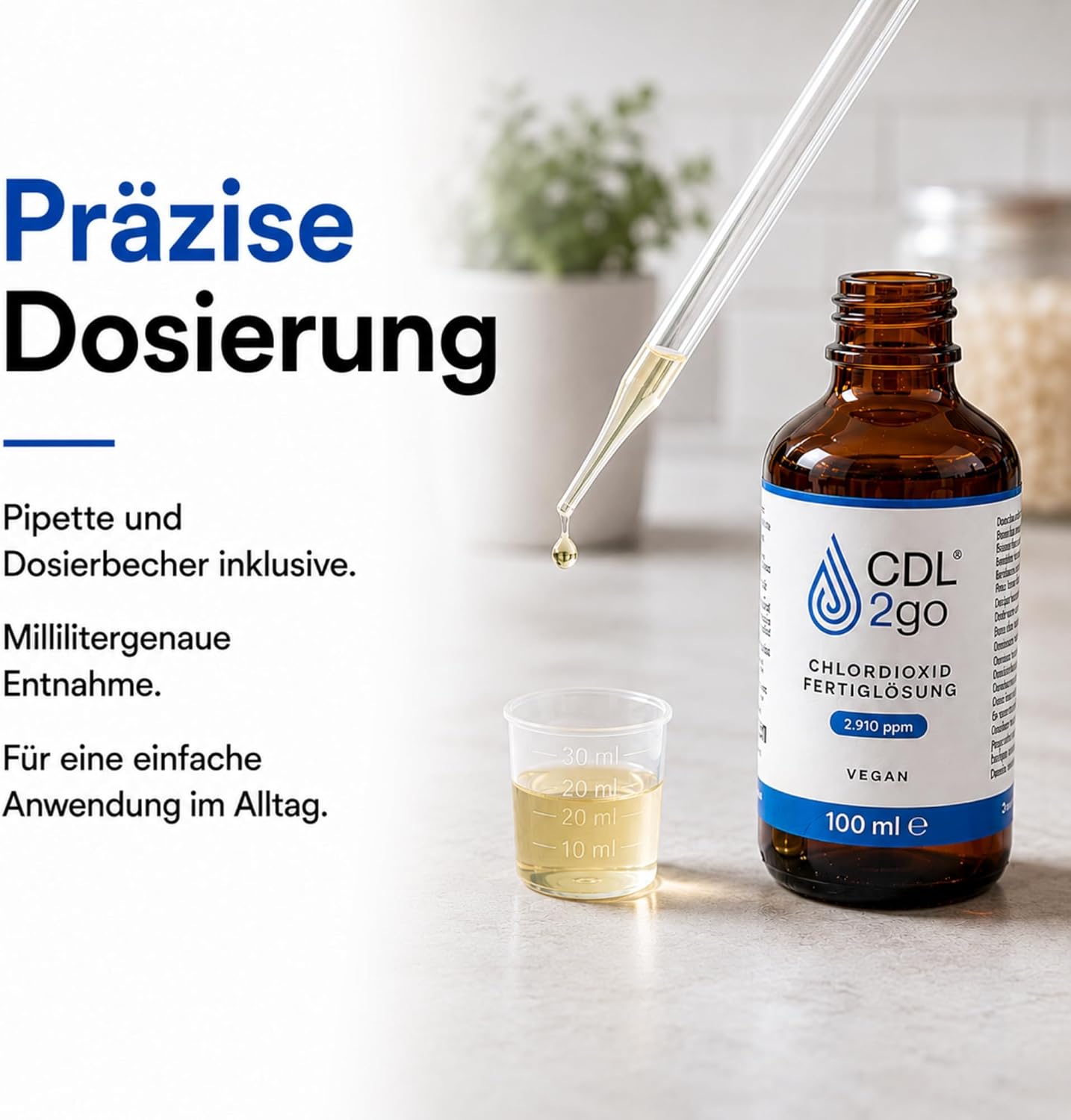 Chlordioxid Lösung 0,3 % – CDL2go Fertiglösung 100 ml (CDL / CDS)