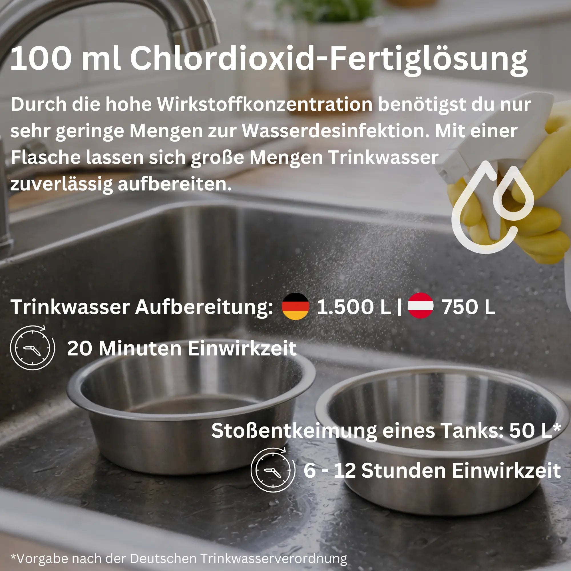 Chlorine dioxide solution 0.3% – CDL2go ready-to-use solution 100 ml (CDL / CDS)