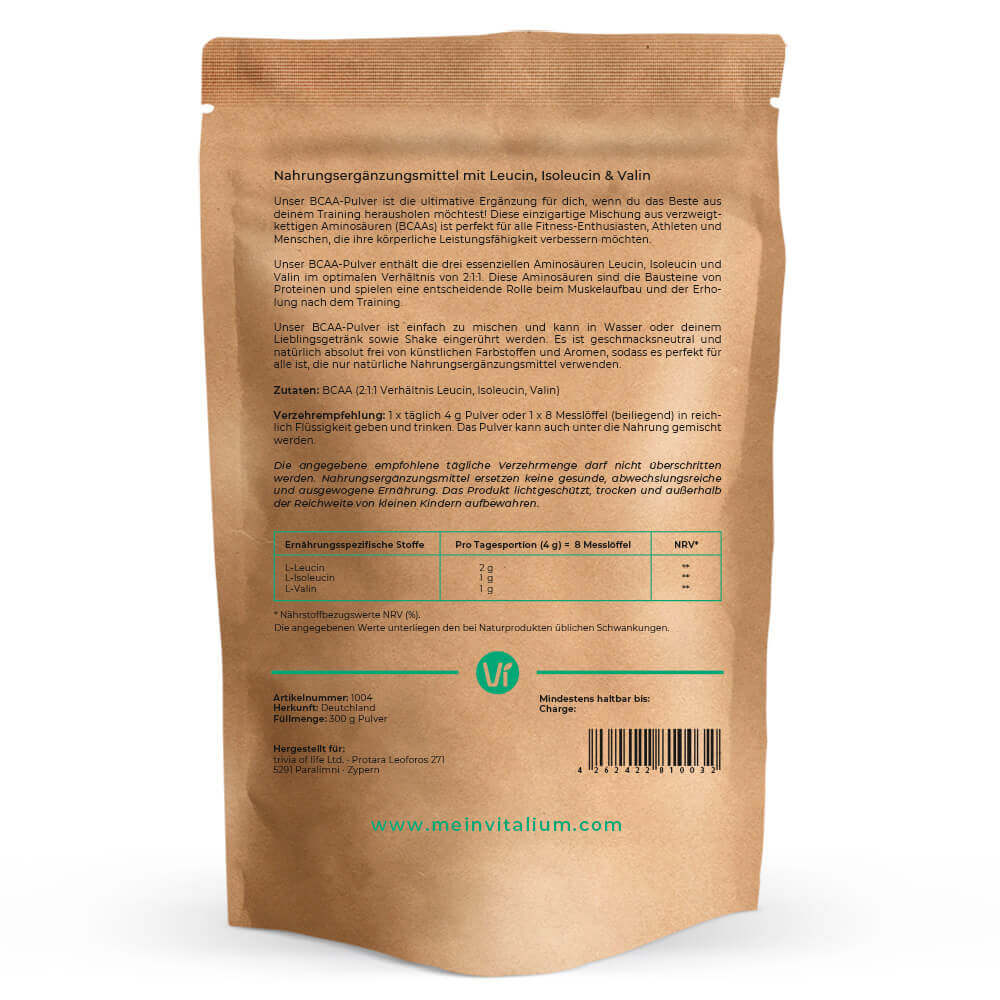BCAA Pulver - meinVitalium
