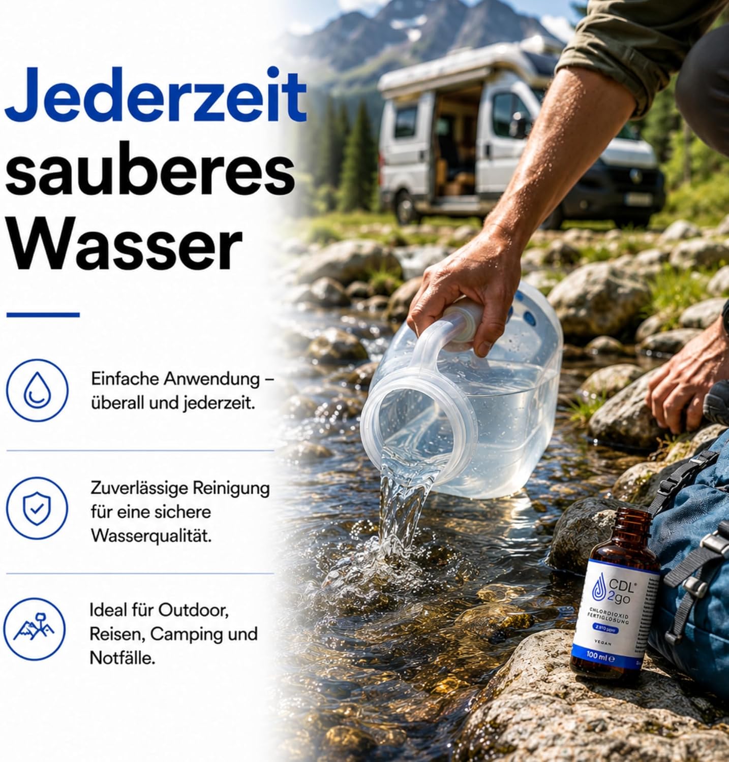 Chlordioxid Lösung 0,3 % – CDL2go Fertiglösung 100 ml (CDL / CDS)