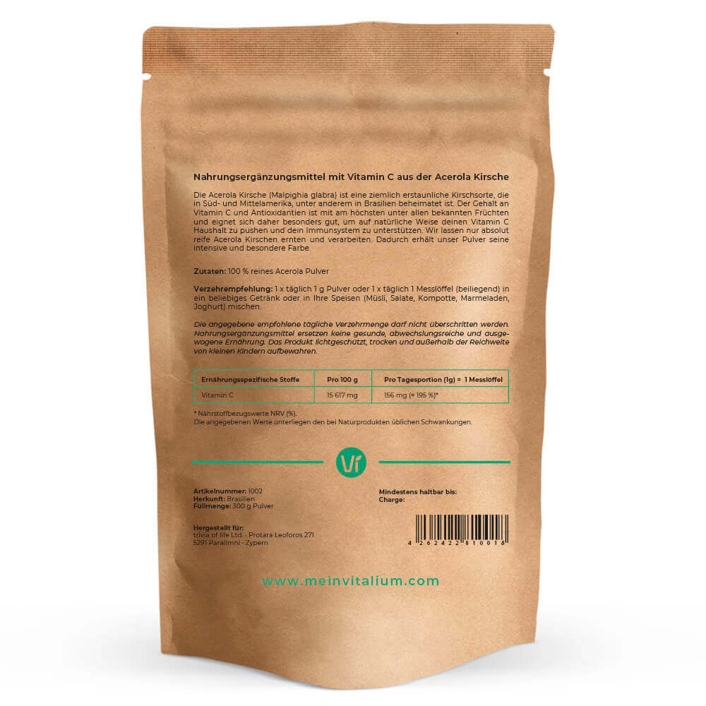 muss man originalverpackung wegen garantie aufbewahren Acerola powder Buy