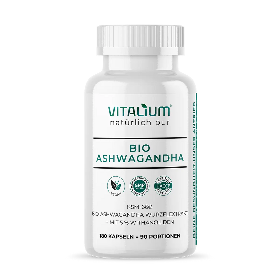 Ashwagandha Kapseln KSM-66® von meinVitalium, Dose