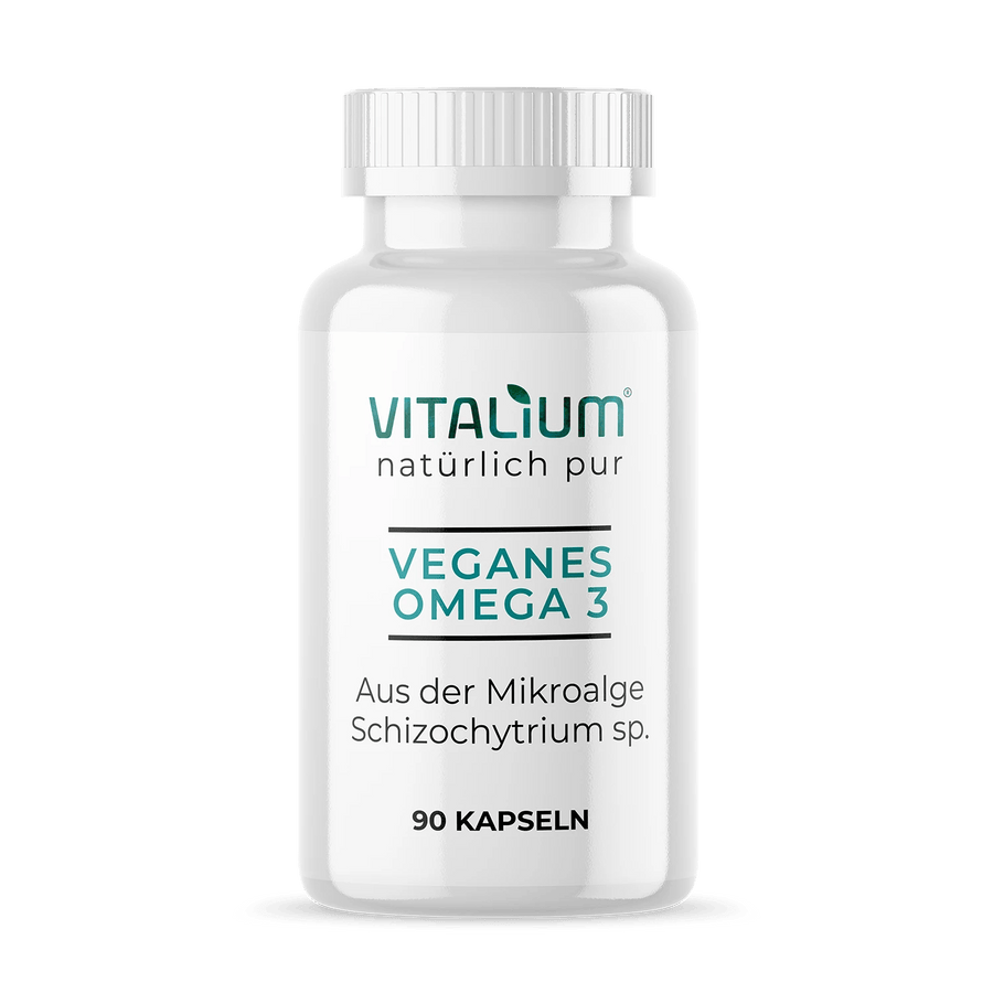 Omega-3 Kapseln aus Algenöl von meinVitalium, Dose
