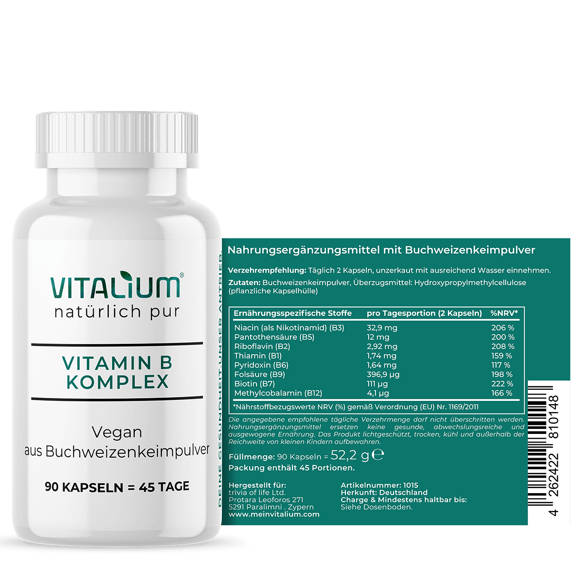 Vitamin B Komplex - meinVitalium